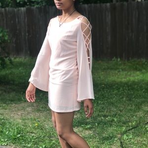 Peach Mini Dress